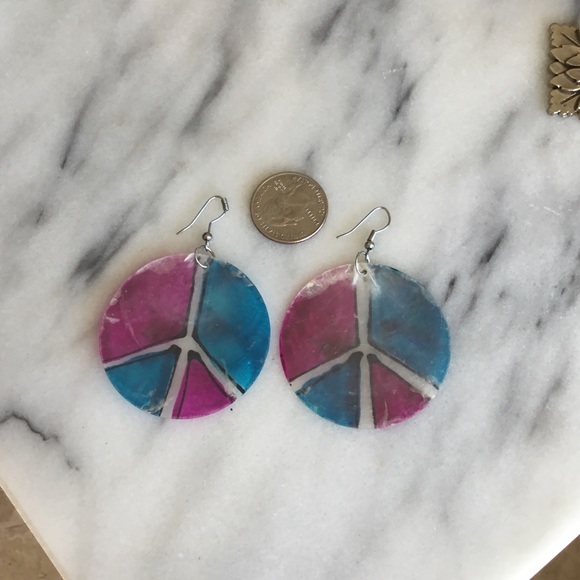 Peace Earrings - Picture 3 of 3